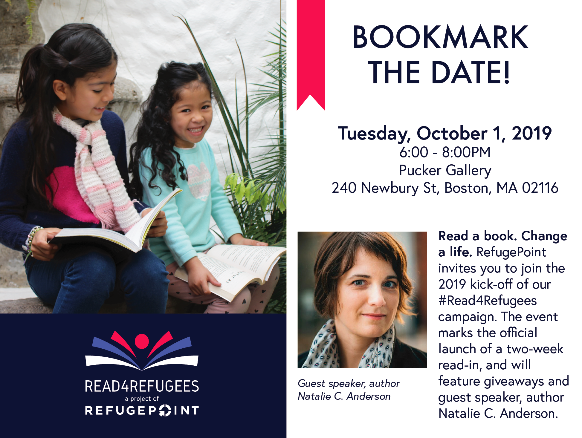 You are invited: October 1! Read a book. Change a life.