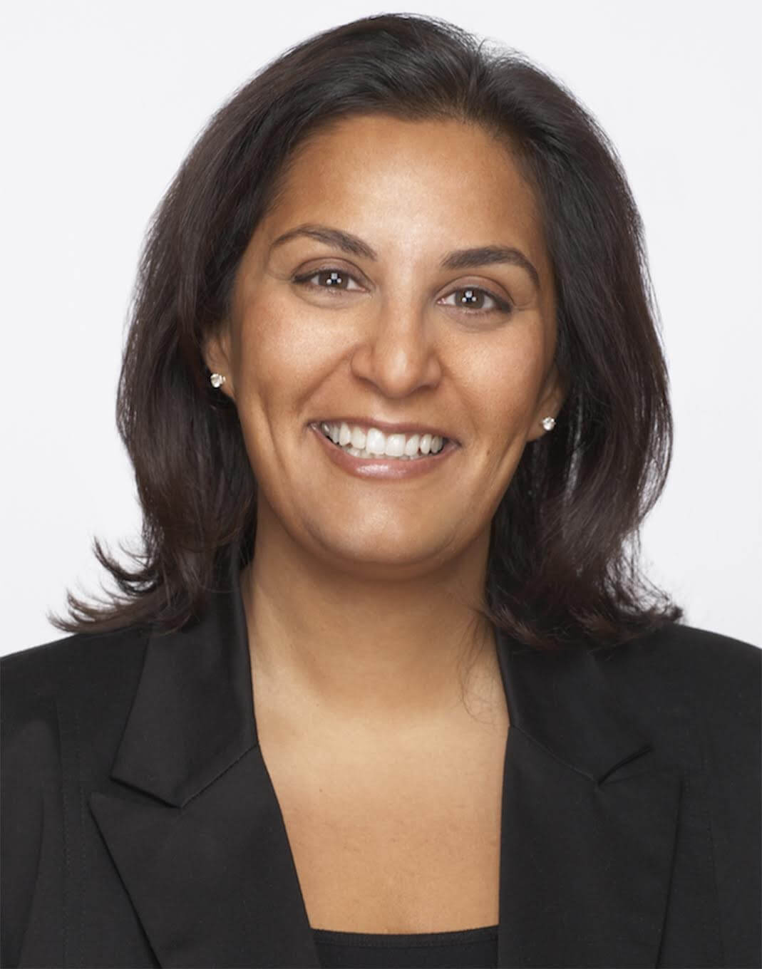 Board member smiling